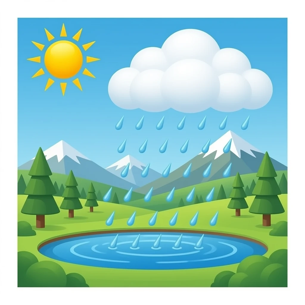 sunshower emoji