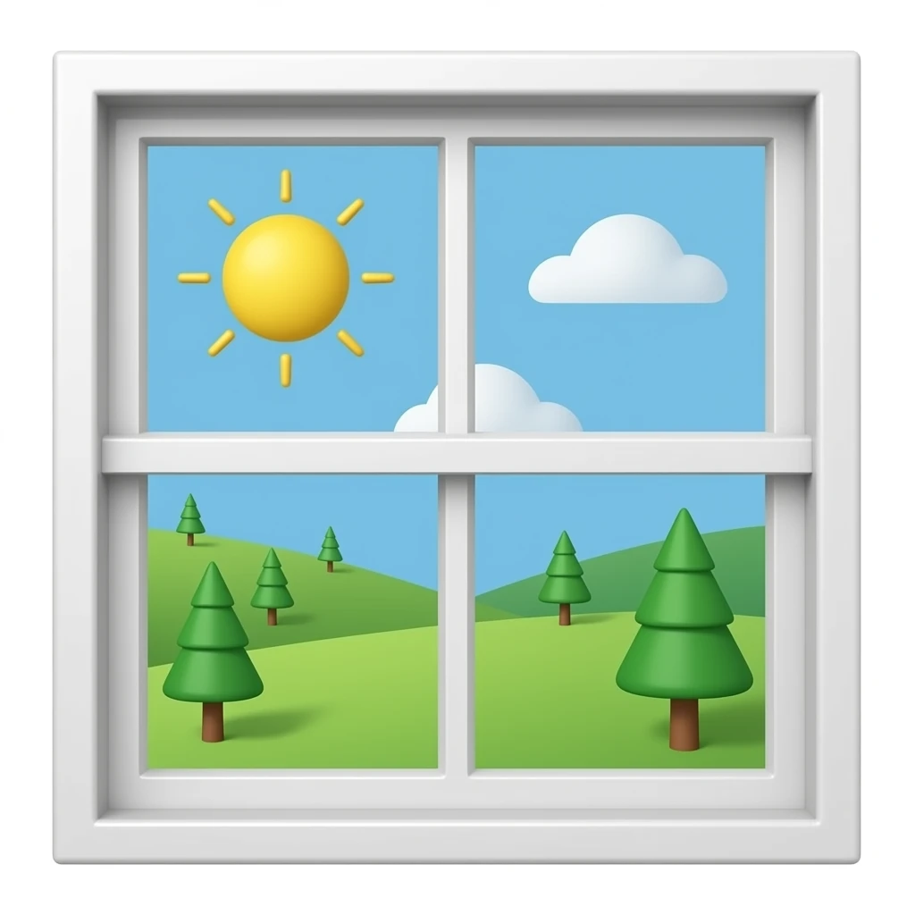 golden window emoji