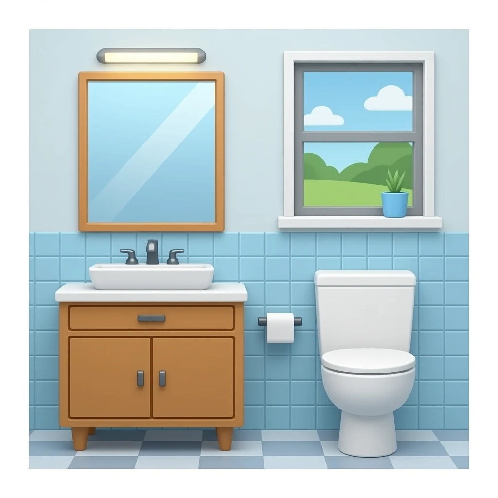Bathroom emoji
