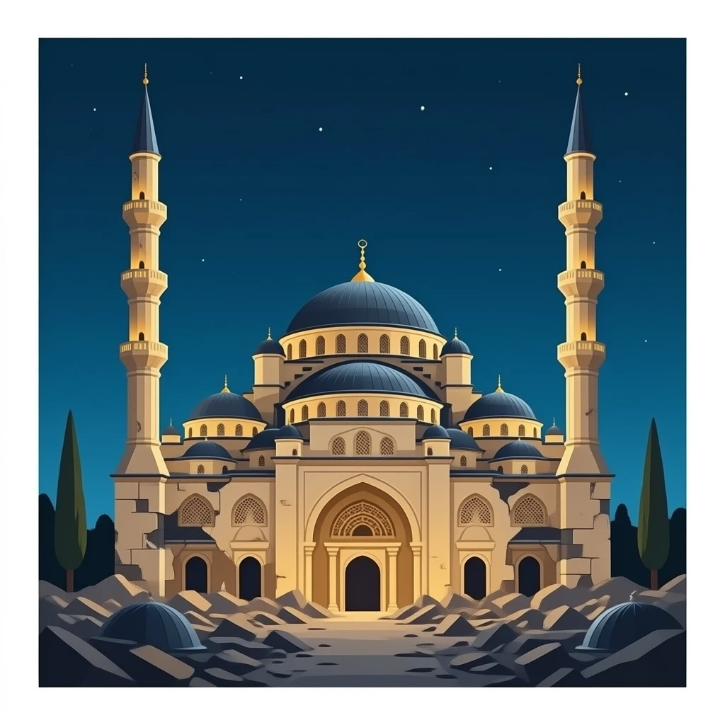 Mosque destroyed emoji