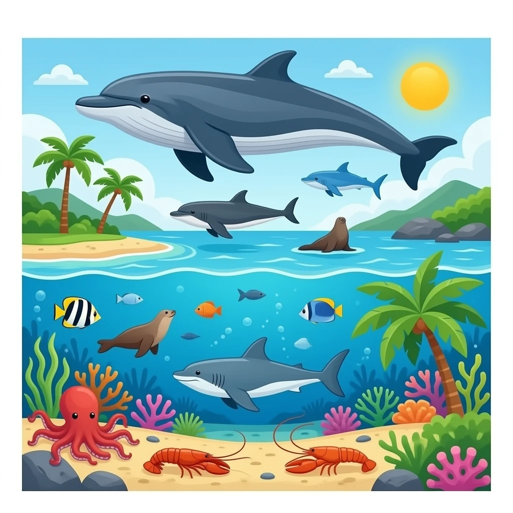 🐳🐋🐬🦭🐟🐠🐠🐟🐡🦈🪸🪼🦑🦐🦞🐙🏝🏞🏖 emoji
