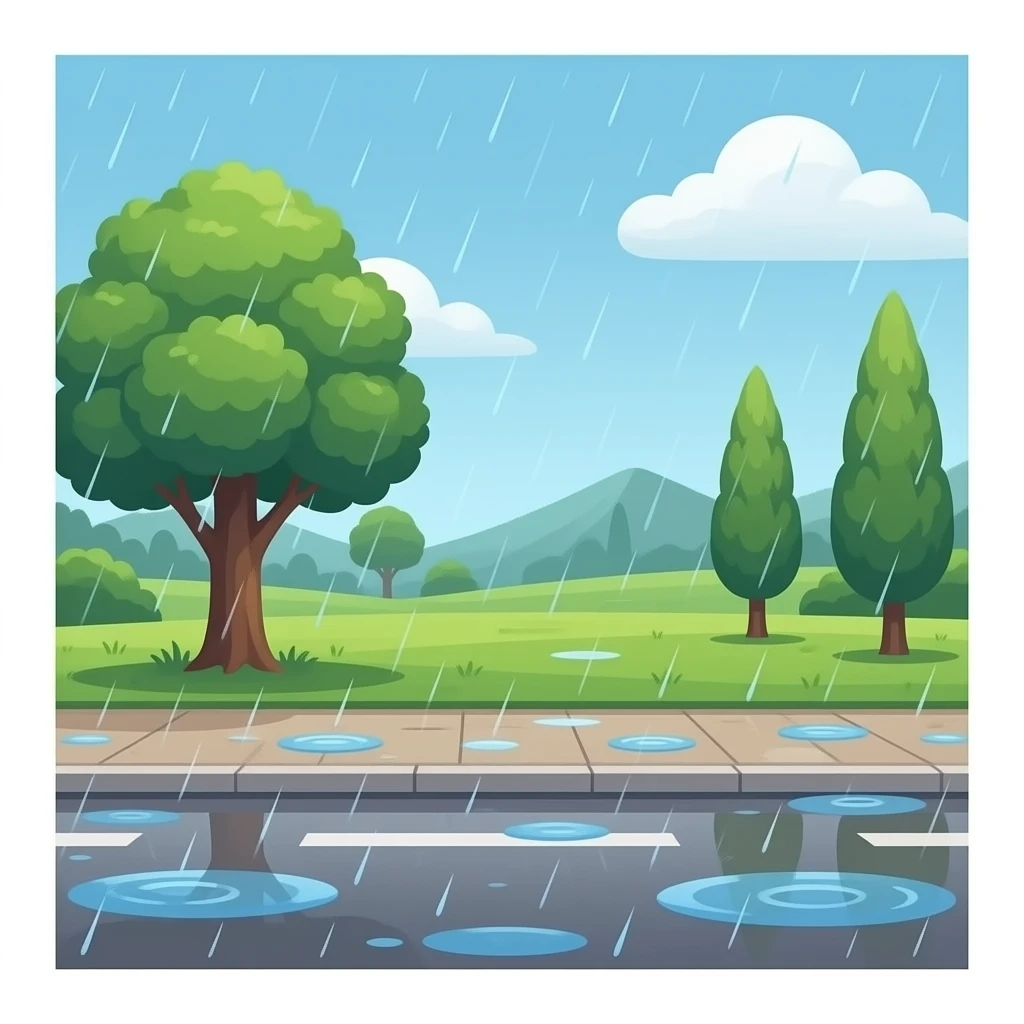 Rain emoji