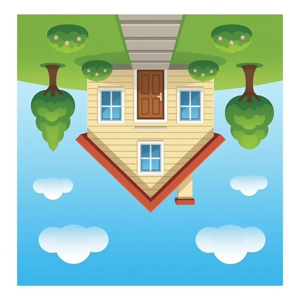 house upside down emoji