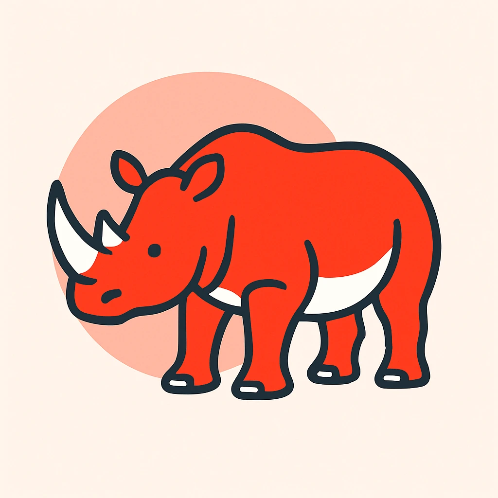 Rhinoceros emoji