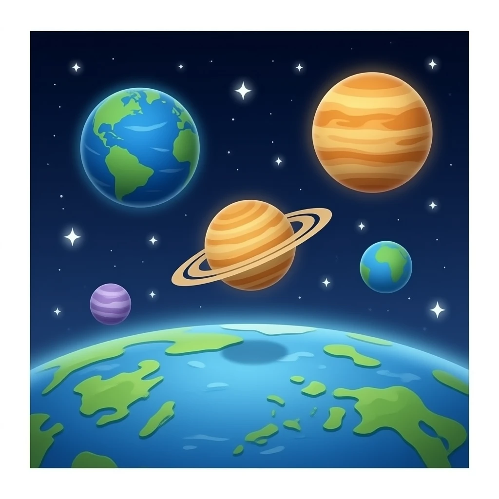 Солнечная система emoji