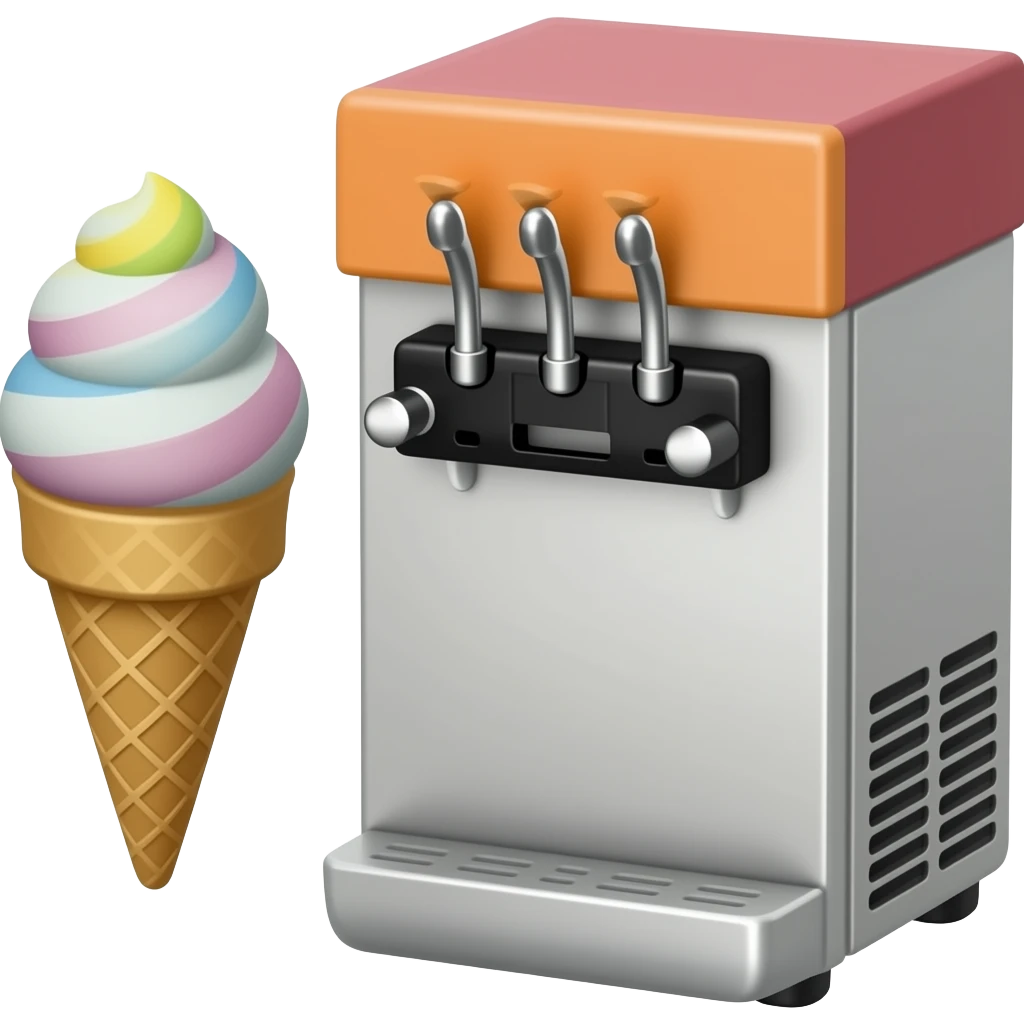 ice cream machine emoji