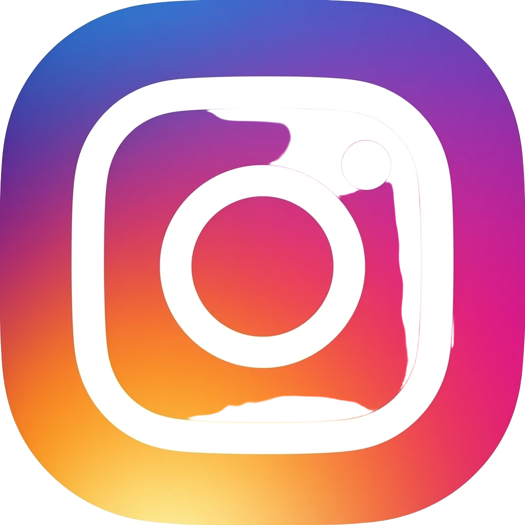 instagram logo with different colors emoji
