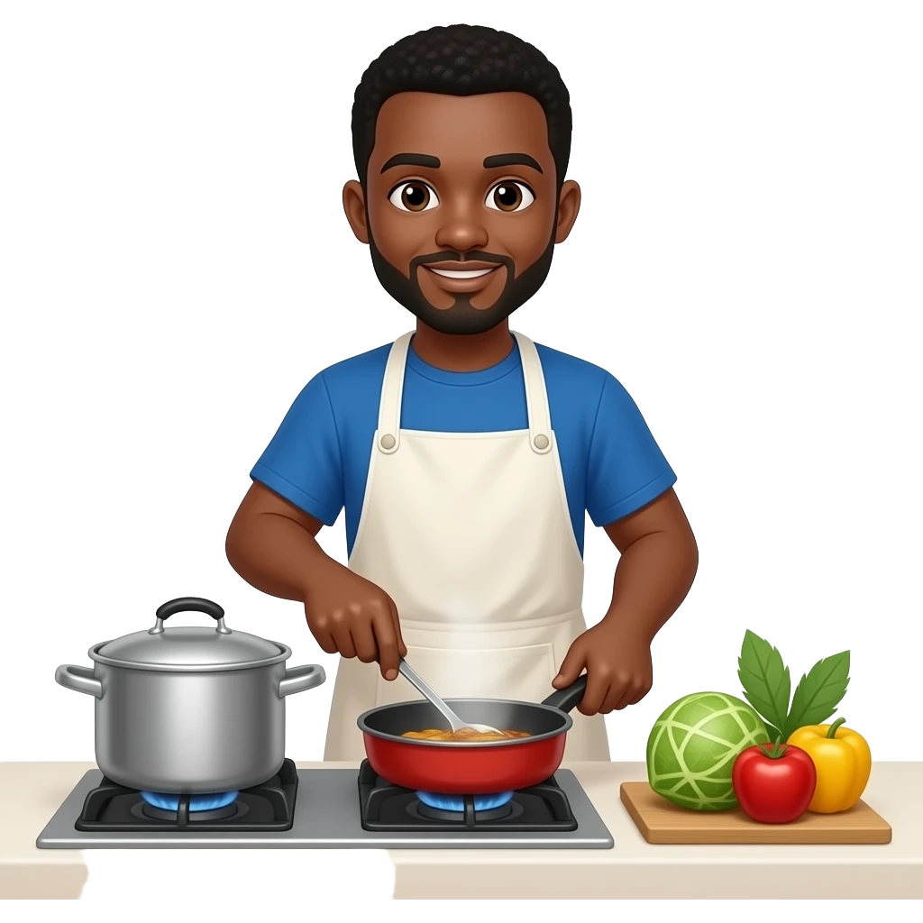 Александр готовил лечо на кухне emoji