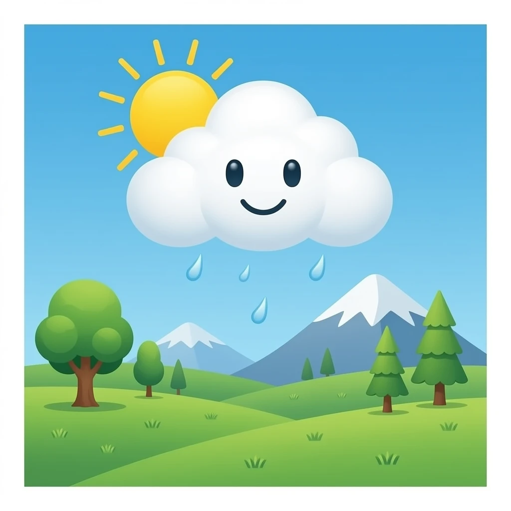облачно emoji