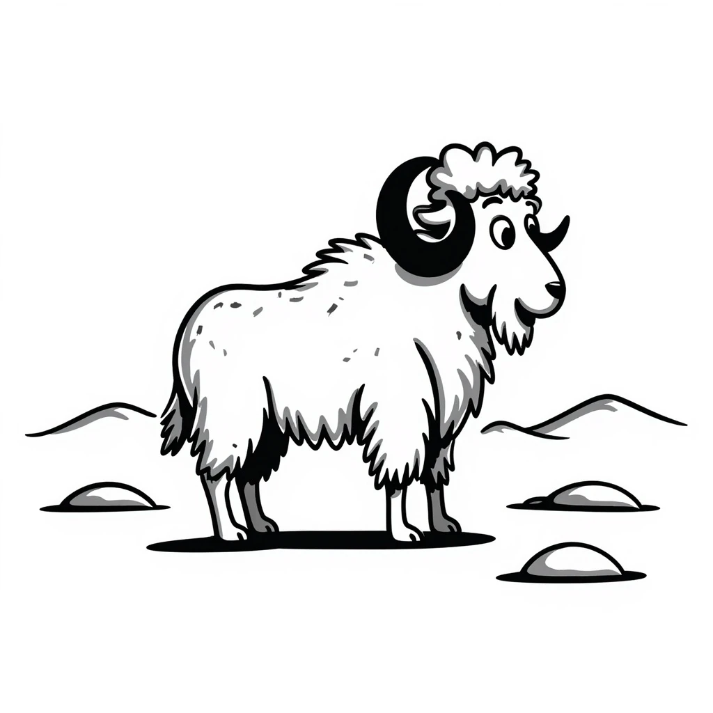 Muskox emoji
