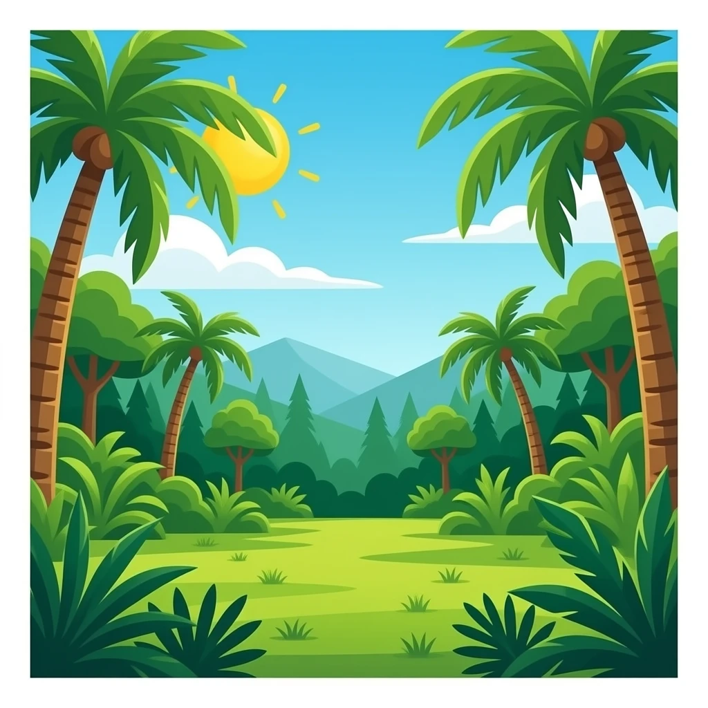 صورة jungle emoji