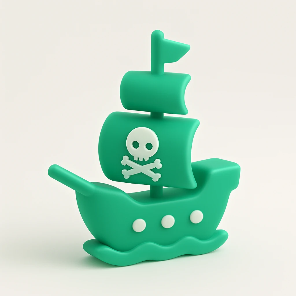pirate ship emoji