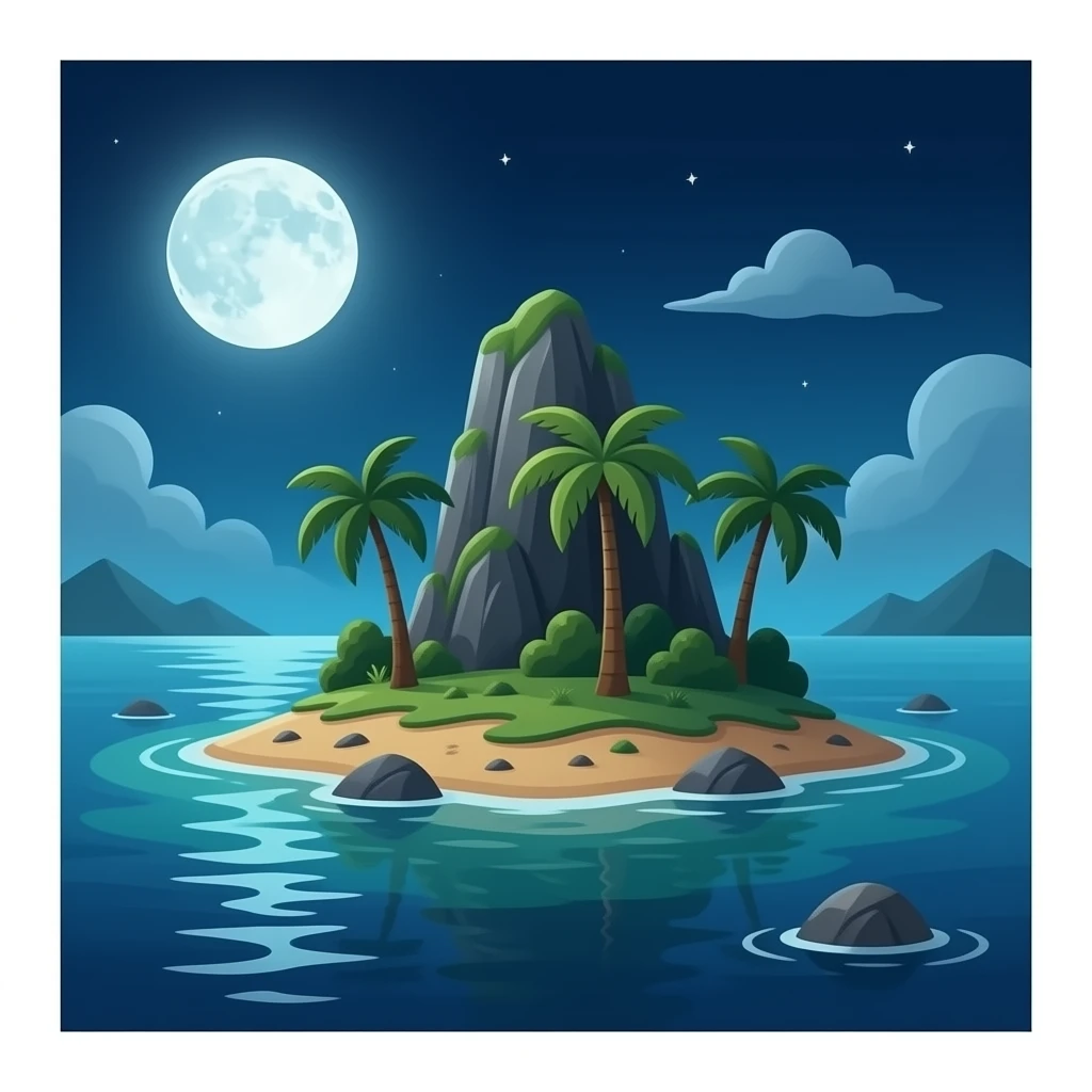 Lost island emoji