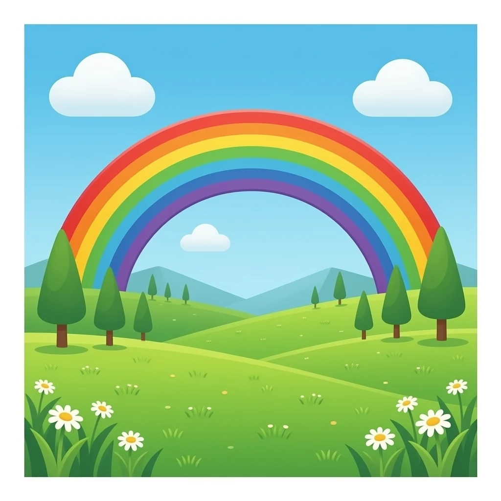Rainbow emoji