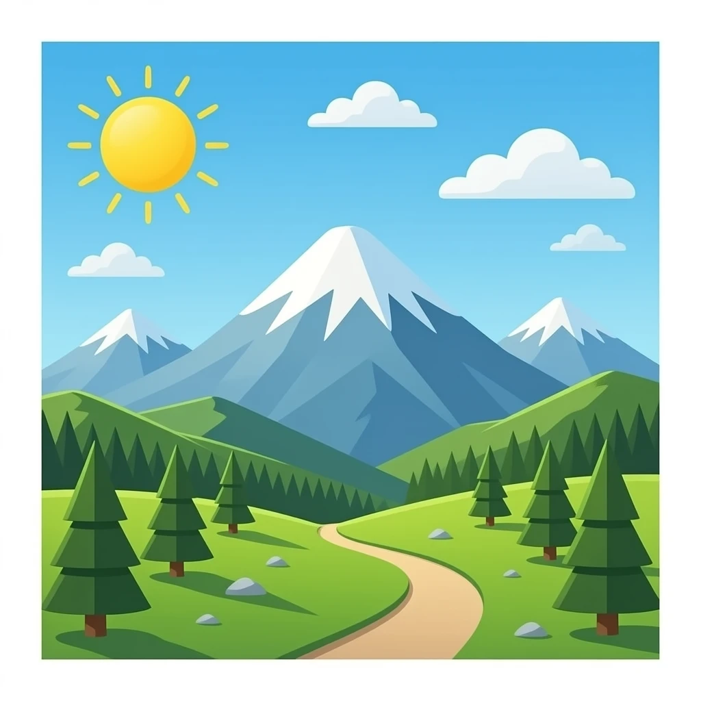 mountain emoji