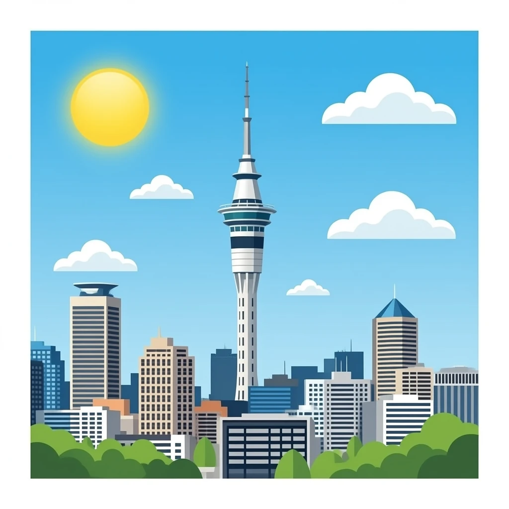 Auckland sky tower emoji