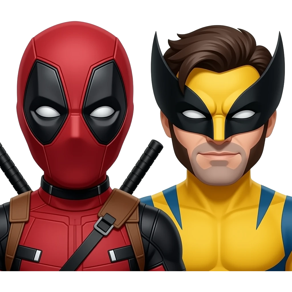 Deadpool and wolverine emoji