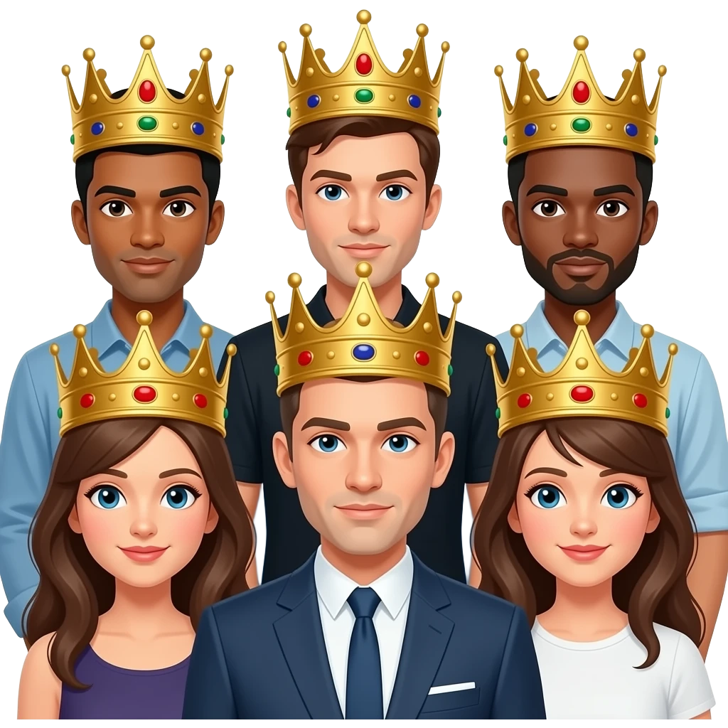 Crowned Folk emoji