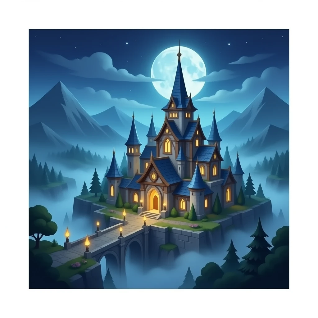 magic fantasy city dalaran from world of warcraft emoji