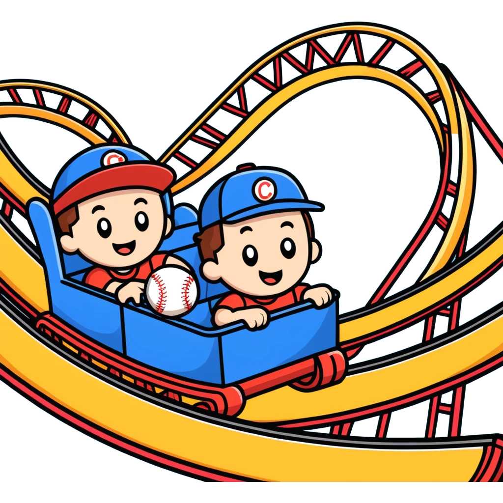 Roller coaster baseball emoji