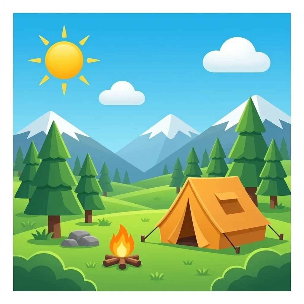 camp emoji
