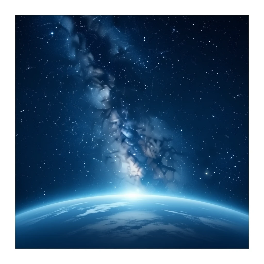 Infinity from space emoji