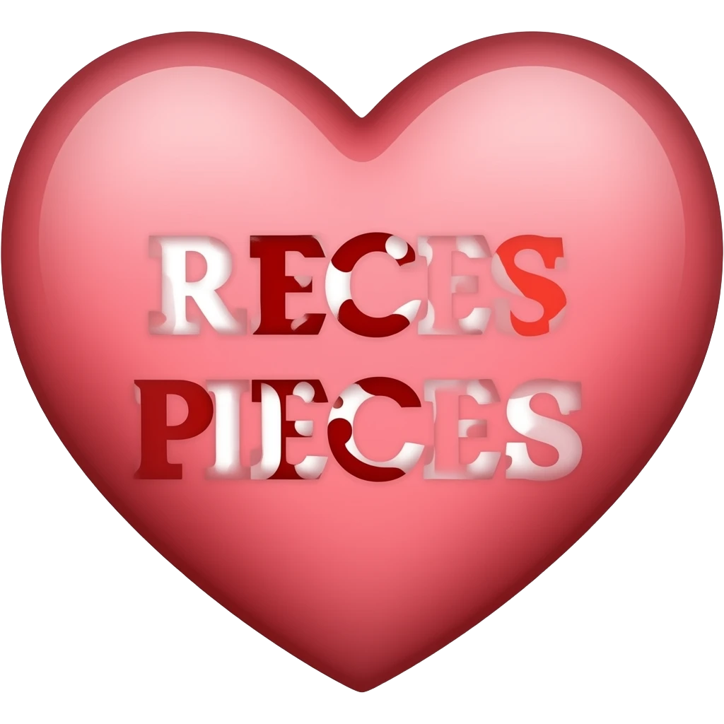 Reece's Pieces heart emoji