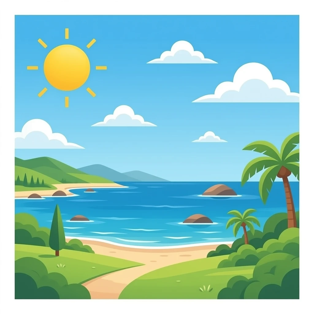 Seaside emoji