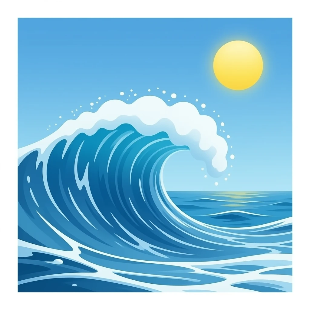 морская волна emoji