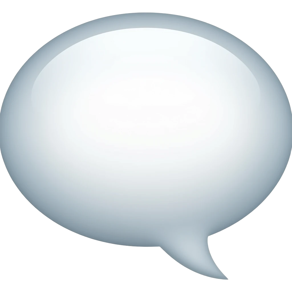 speech bubble emoji