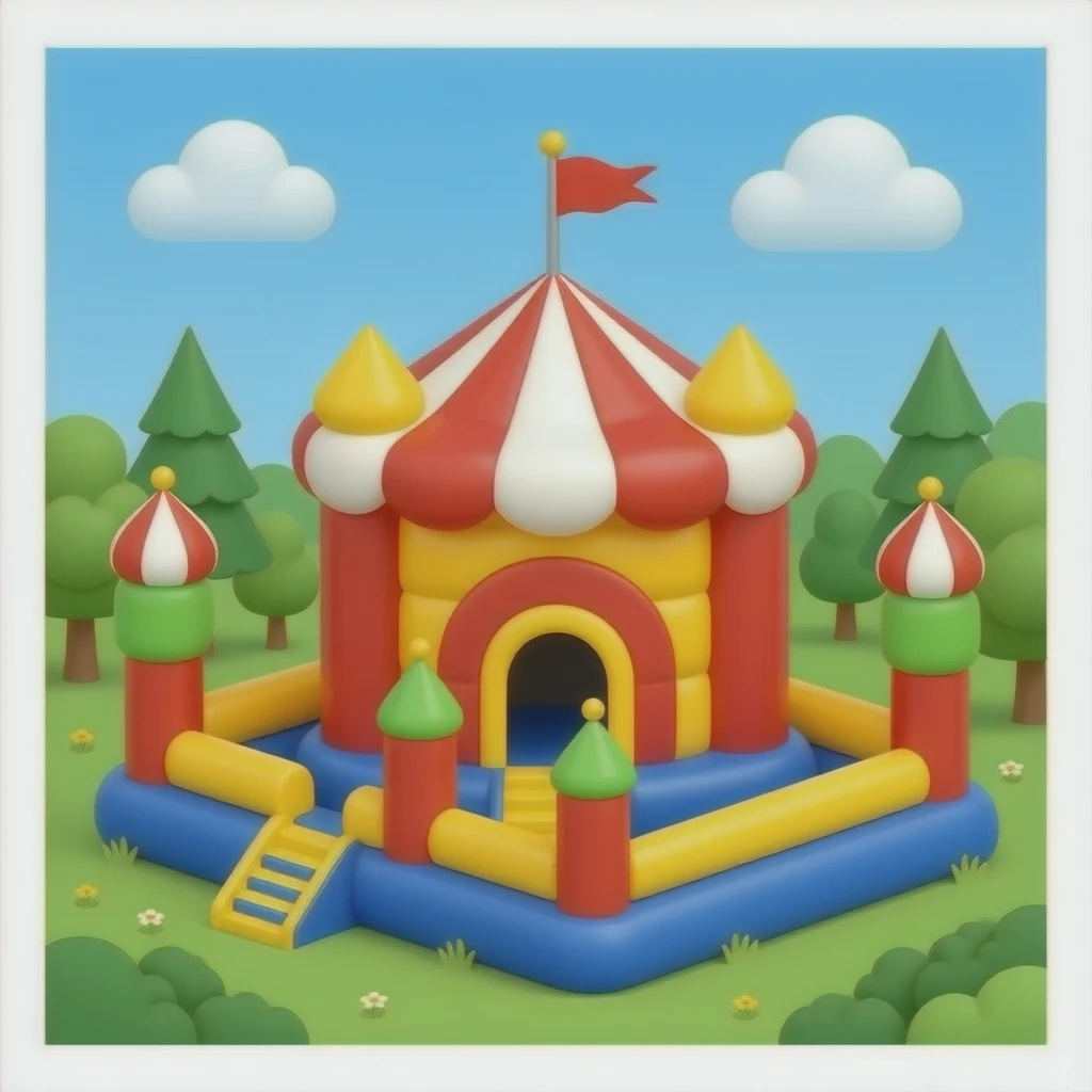 Bouncy castle emoji