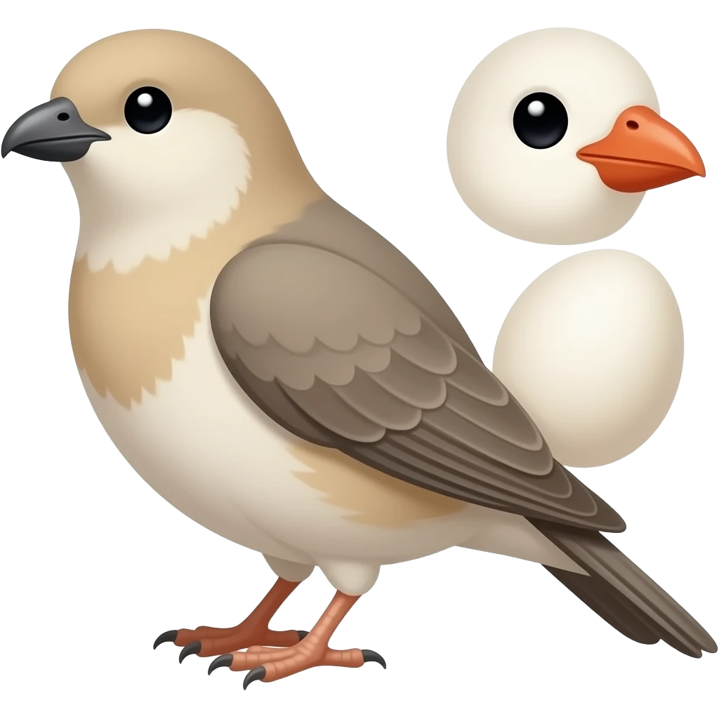 add egg on tail emoji