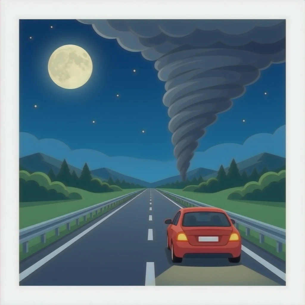 🚗🛣🌪🌑 emoji