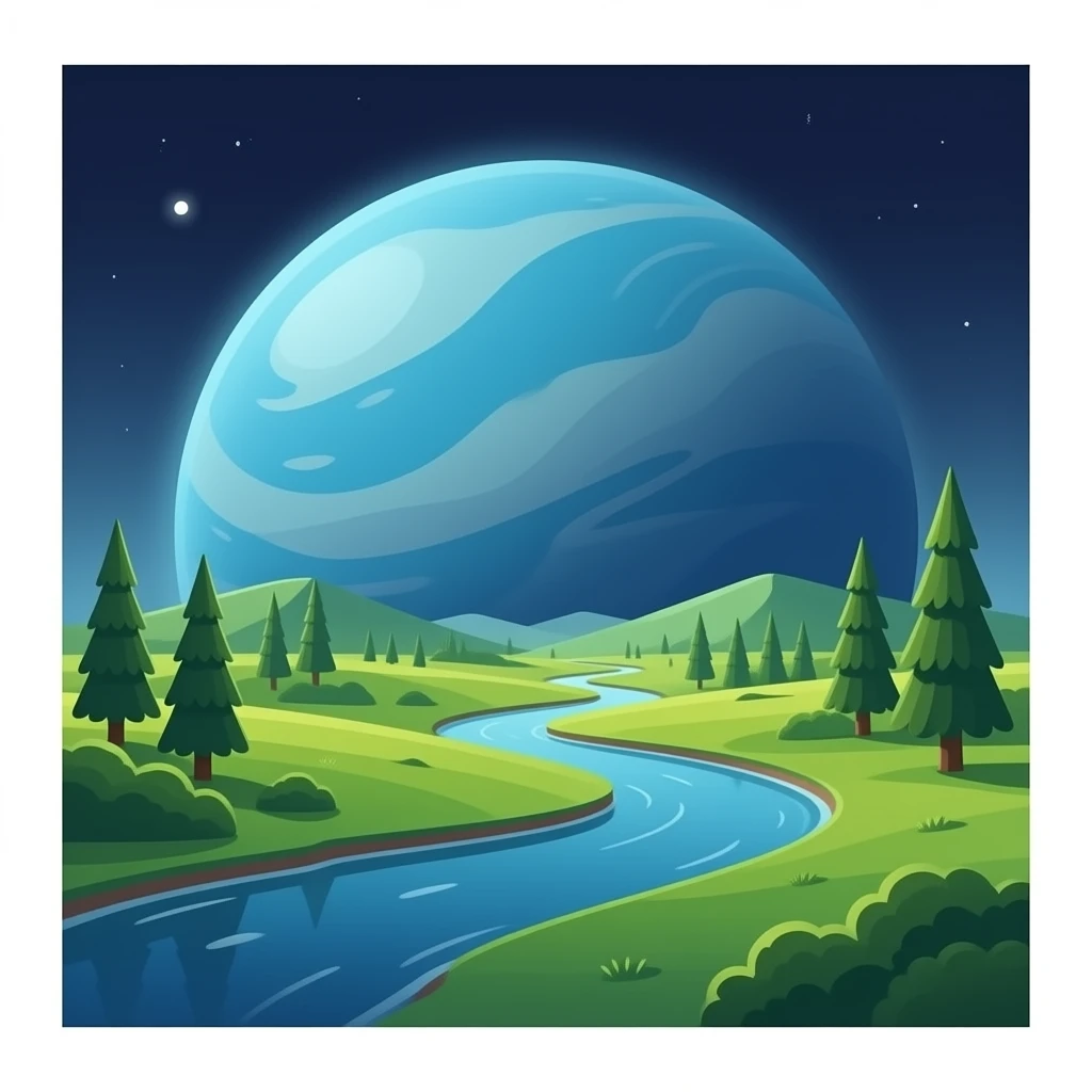 Gasp-14216 A gas planet Who is colour green emoji