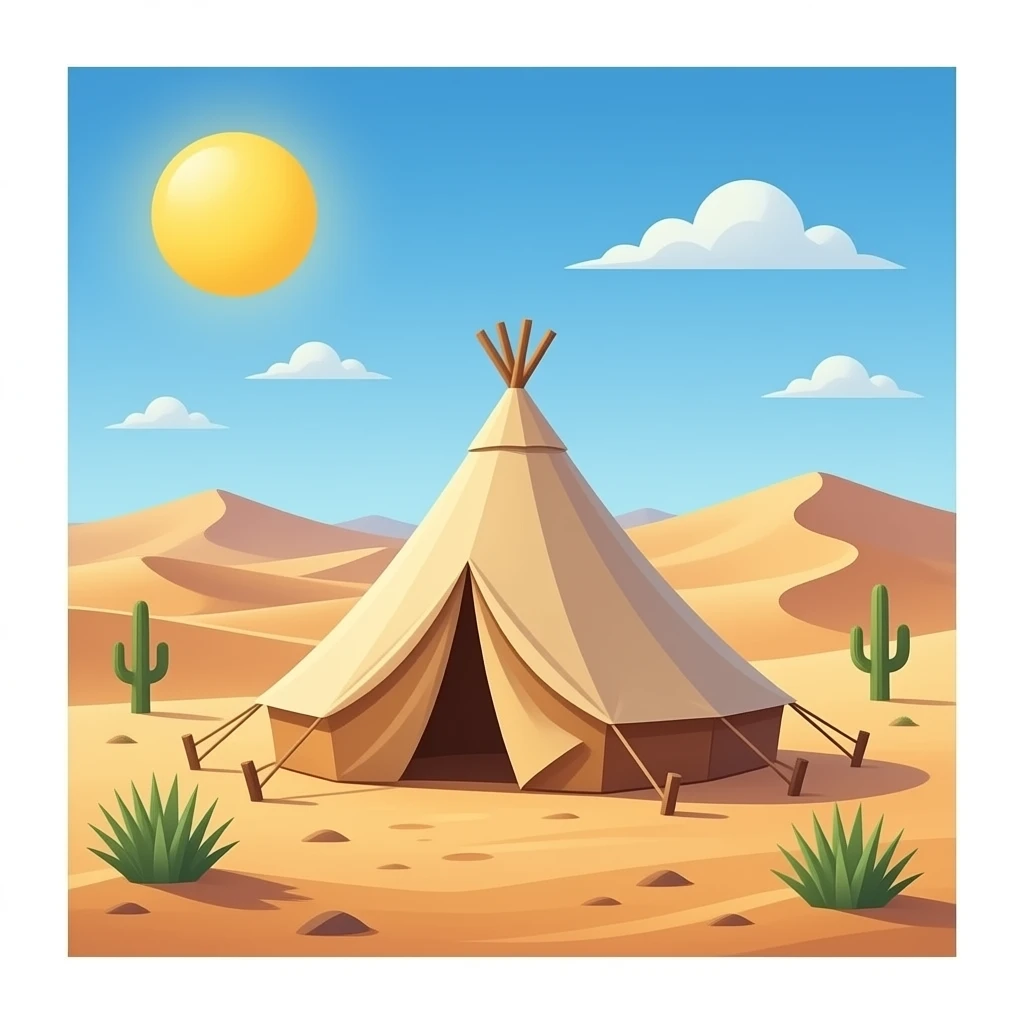 Desert Tent emoji