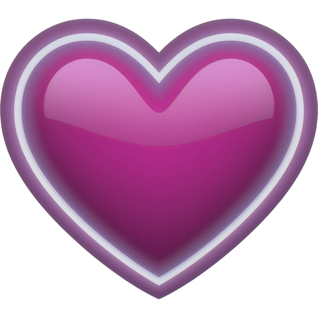 synthwave heart emoji