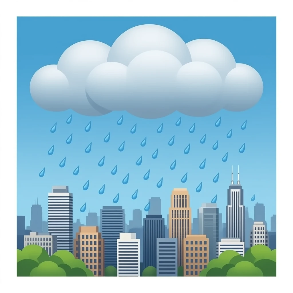 rain emoji