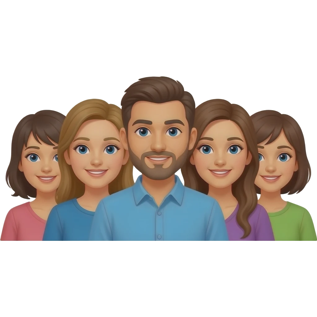 A group of people with throught bubles above their heads. The thought bubbles say "I know God" There has to be thought bubbles emoji