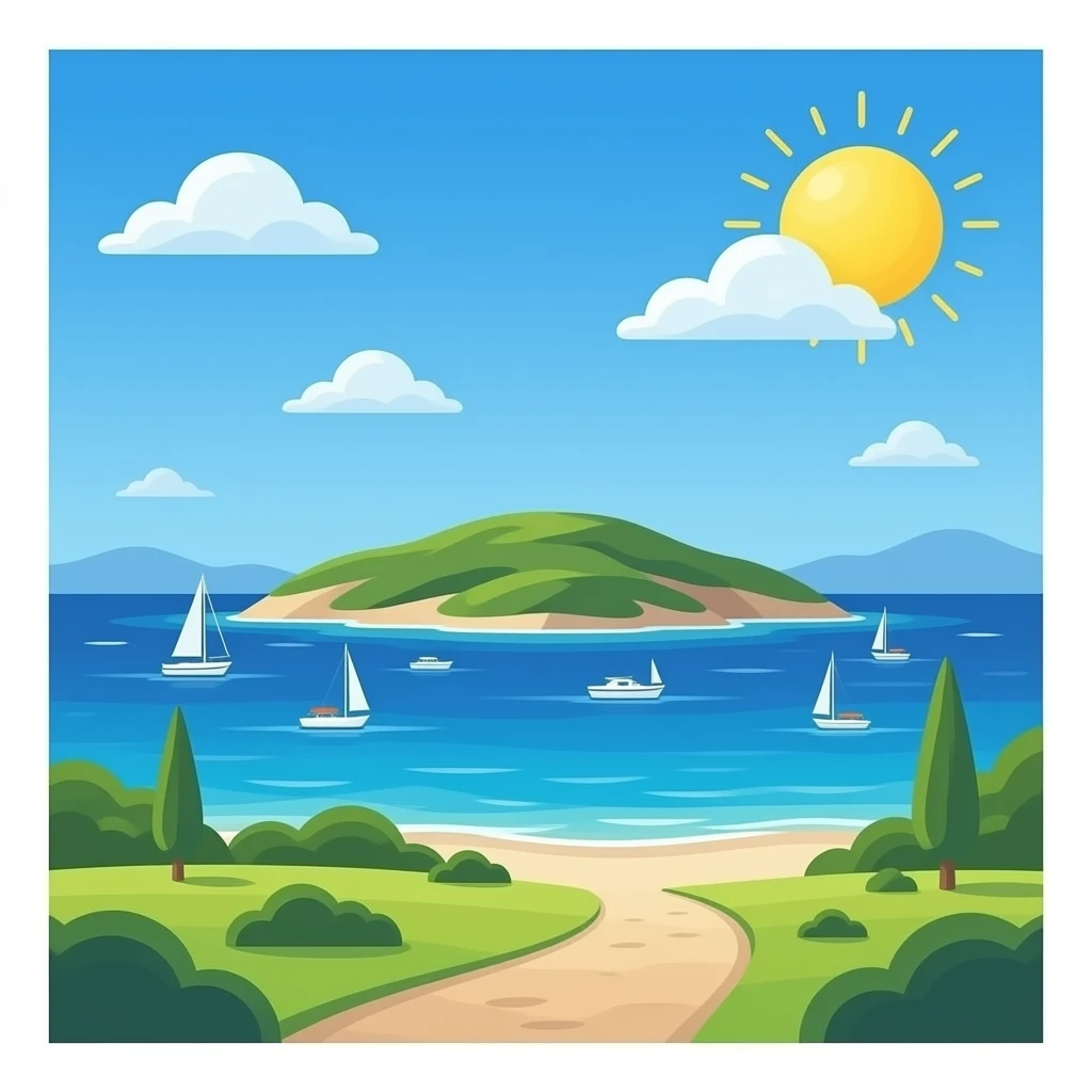 Paros island emoji