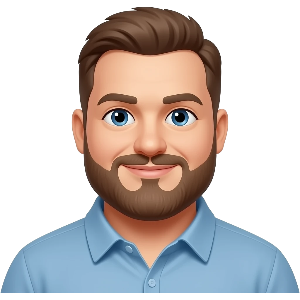 fat guy emoji