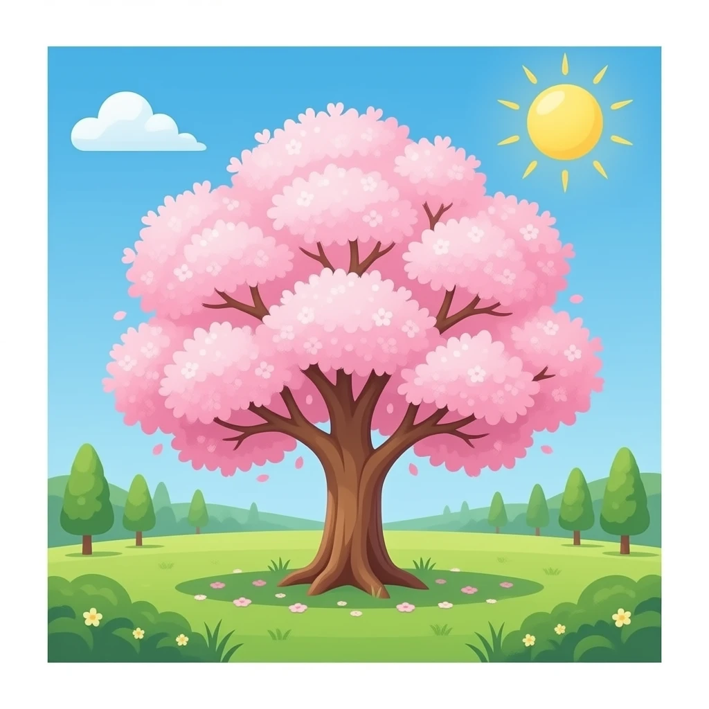 Cherry blosson tree emoji