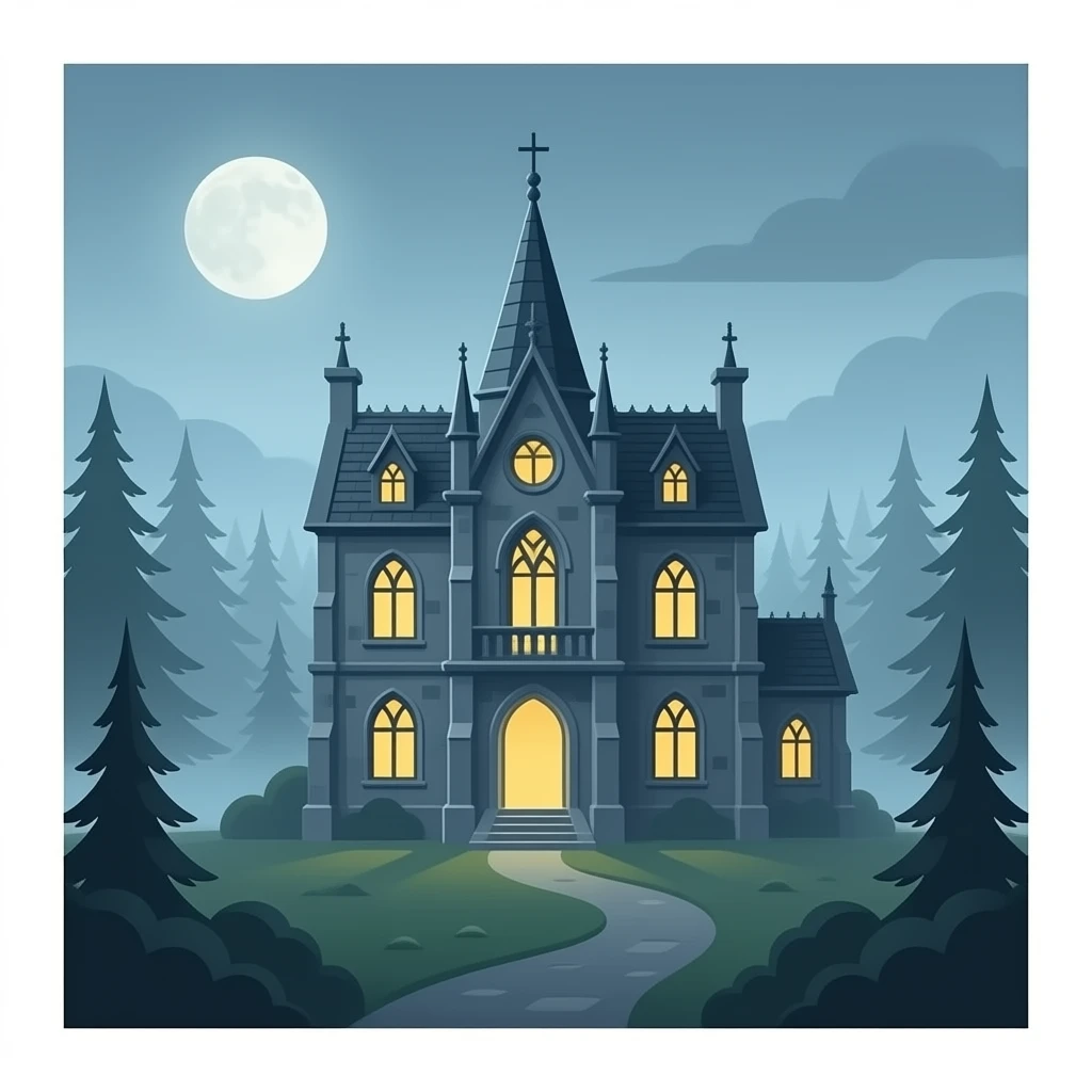 gothic house emoji
