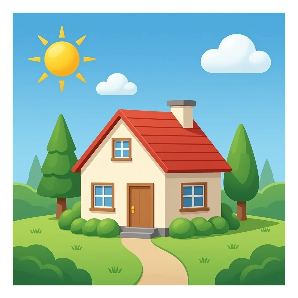 Up house emoji