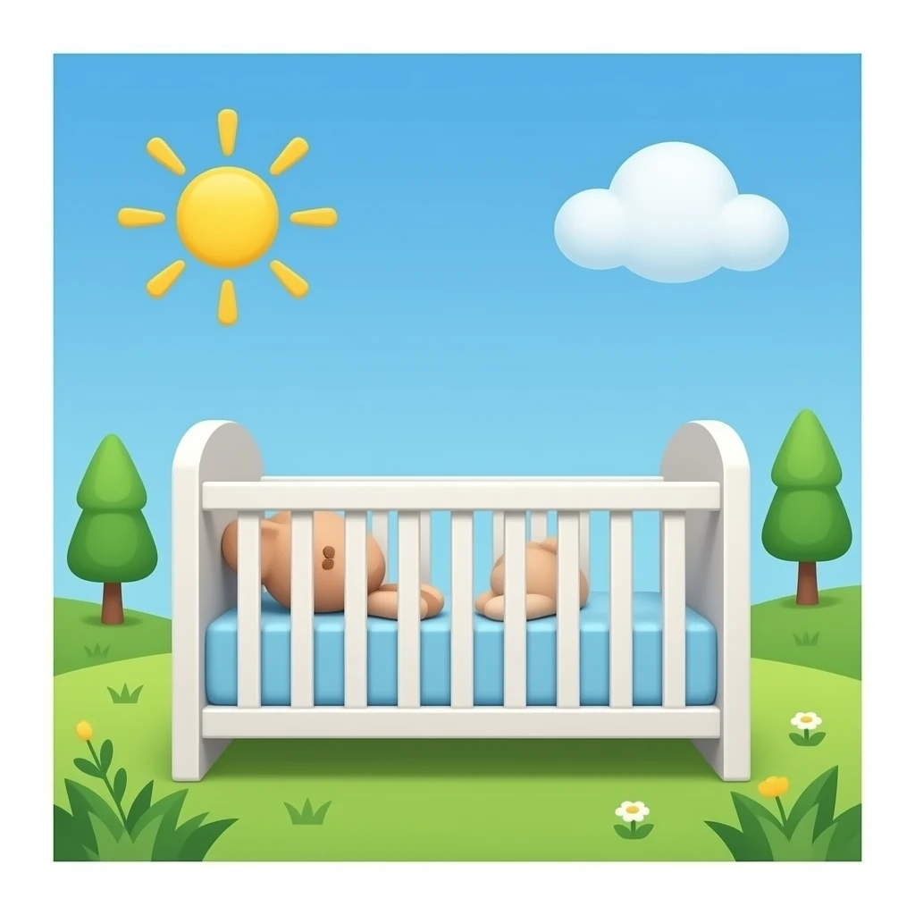 cuna de bebe emoji