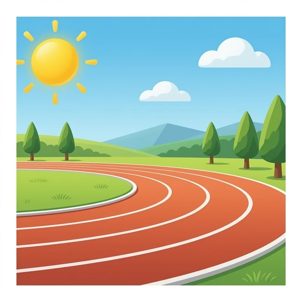 a trackfield emoji