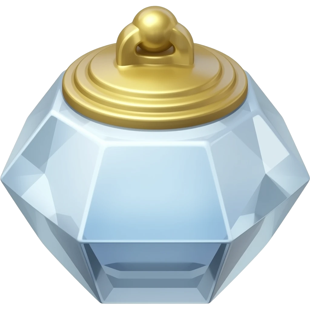 pendule en cristal emoji