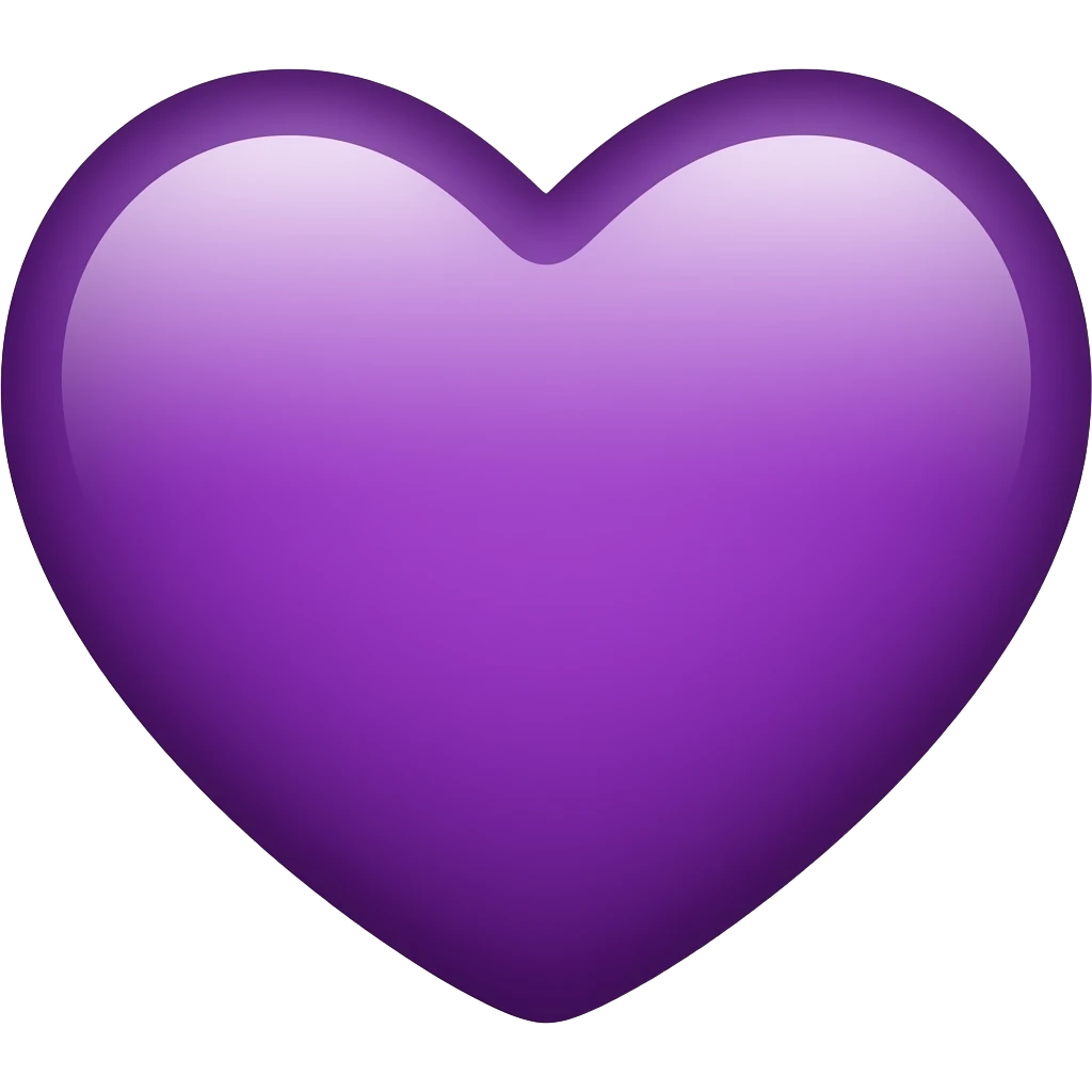 Mor kalp emoji