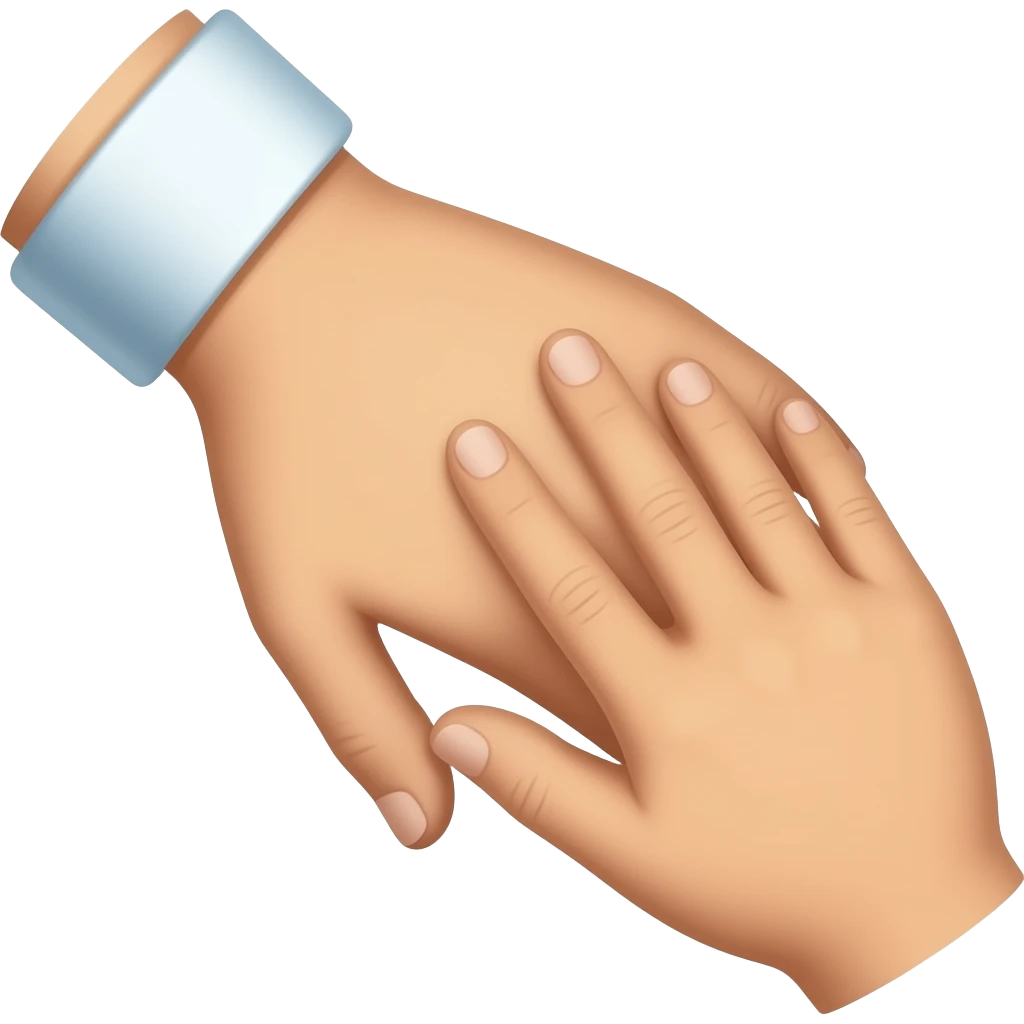 응급환자 손 터치 emoji