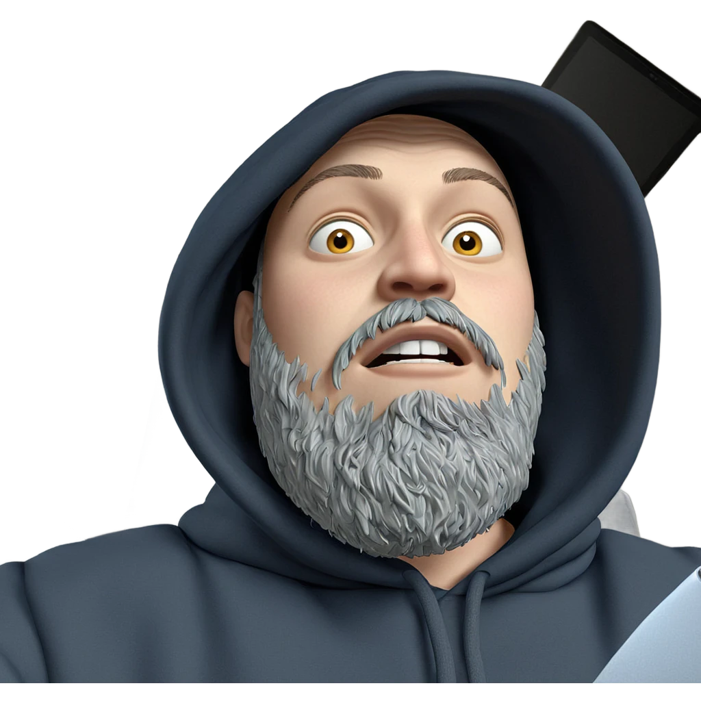 mysterious boy in hoodie emoji