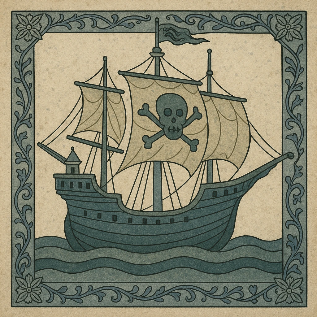 pirate ship emoji